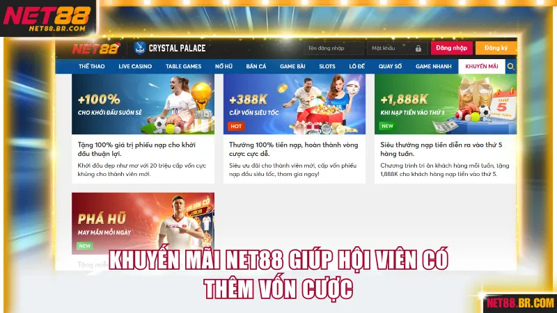 Nhà cái tạo điều mở rộng vốn cho hội viên với ưu đãi nạp đầu 